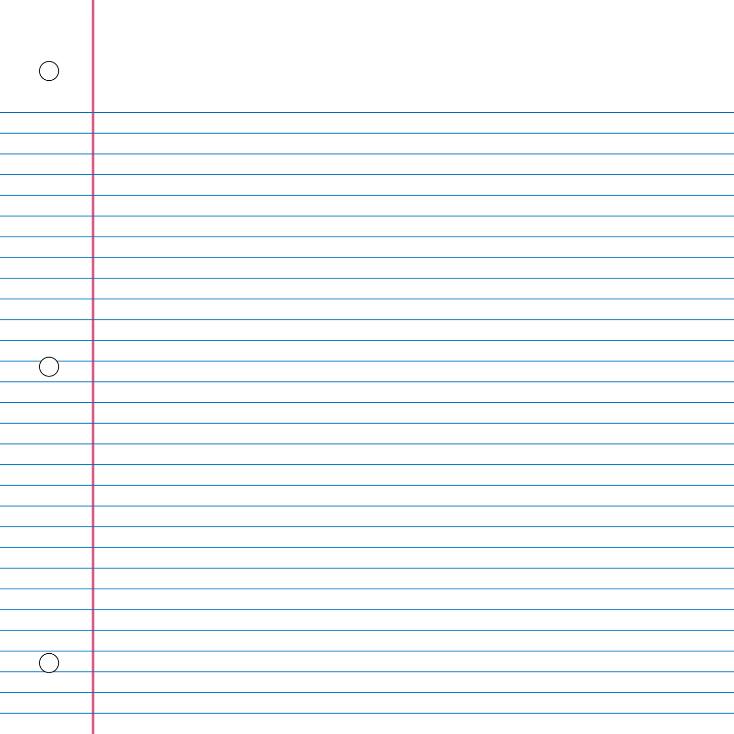 PV 204  Lined paper
