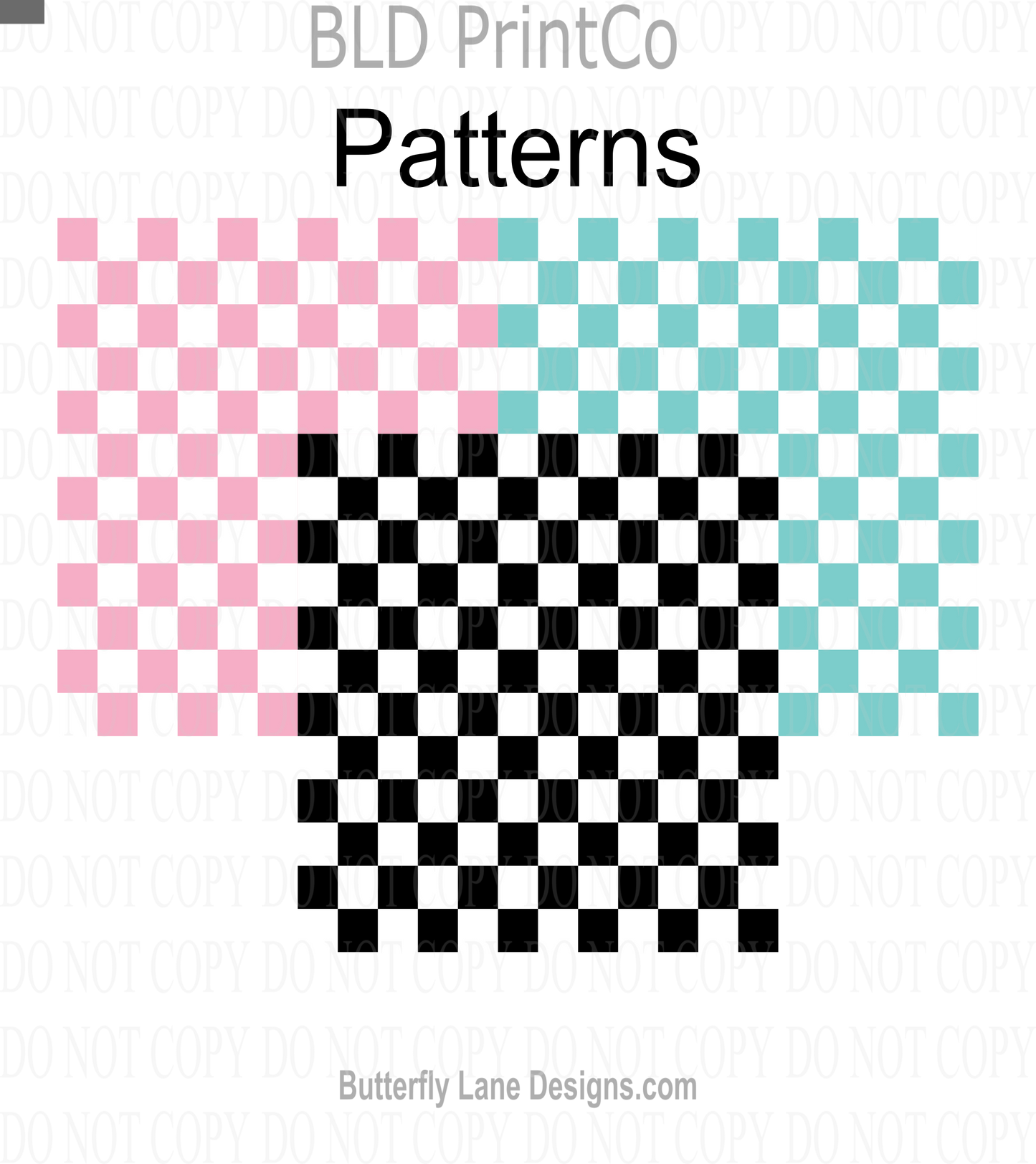 1950s Checkered Vinyl - Patterned Vinyl