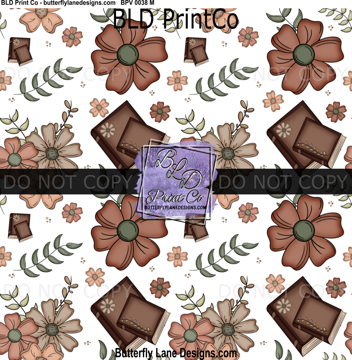 Cozy Book and florals- BPV0038