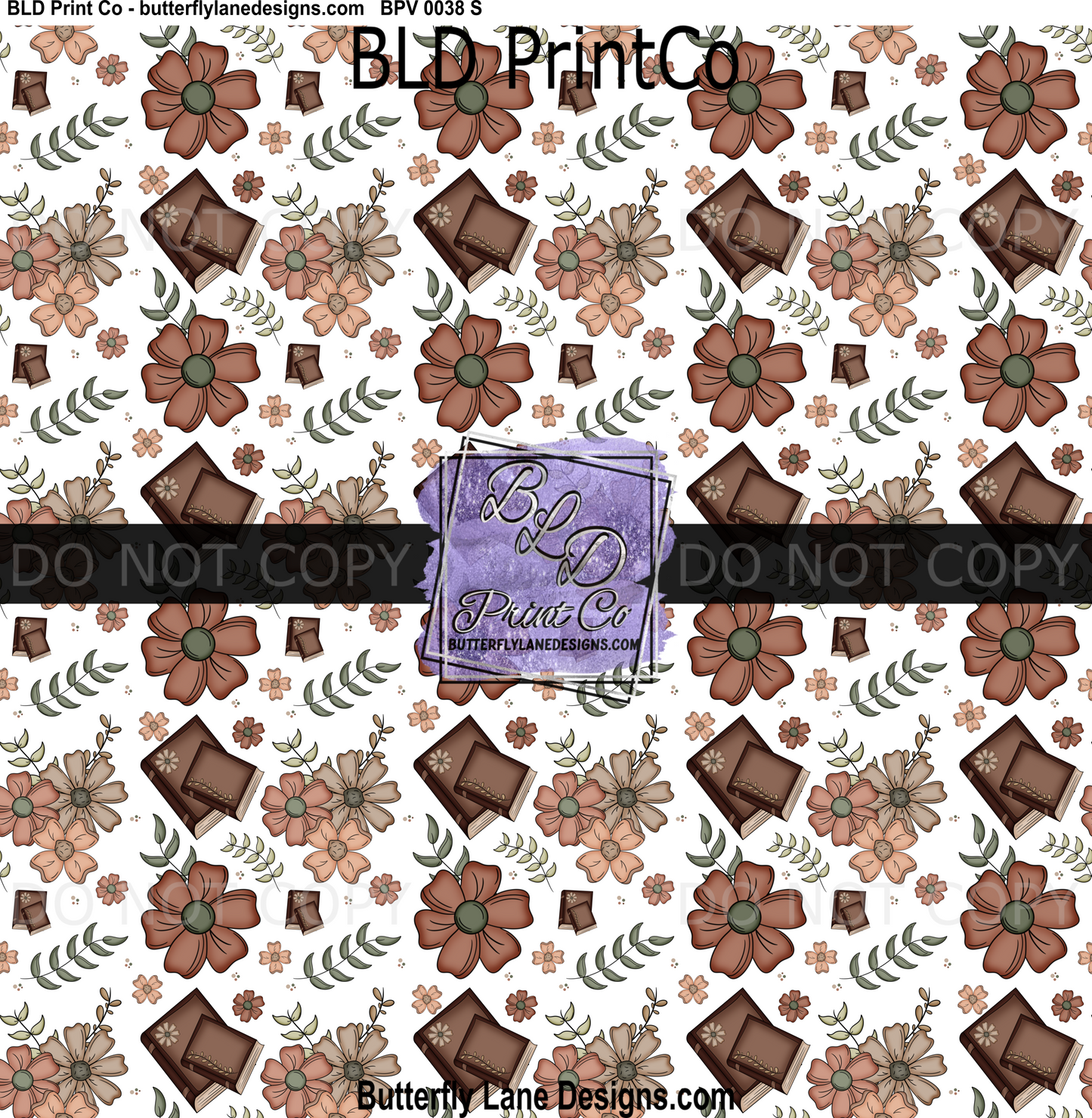 Cozy Book and florals- BPV0038