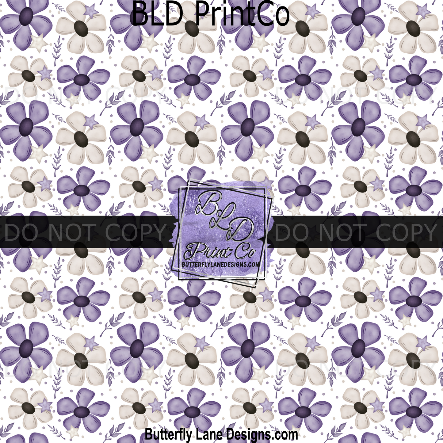 Purple cream florals-BPV0073