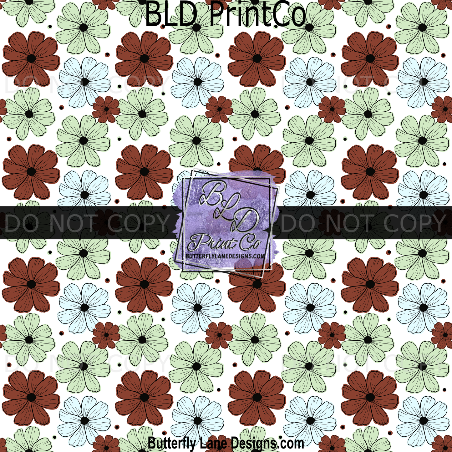 Muted earth tone Florals BPV102