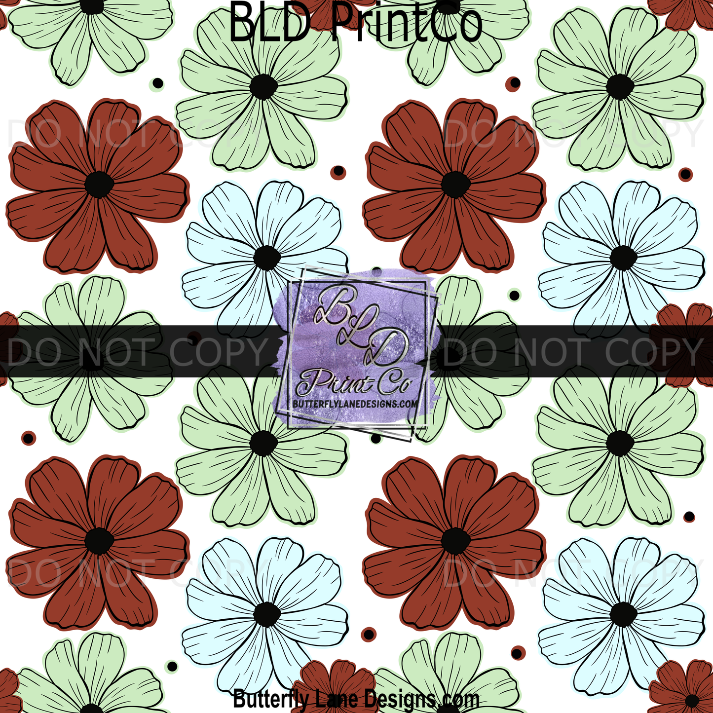 Muted earth tone Florals BPV102