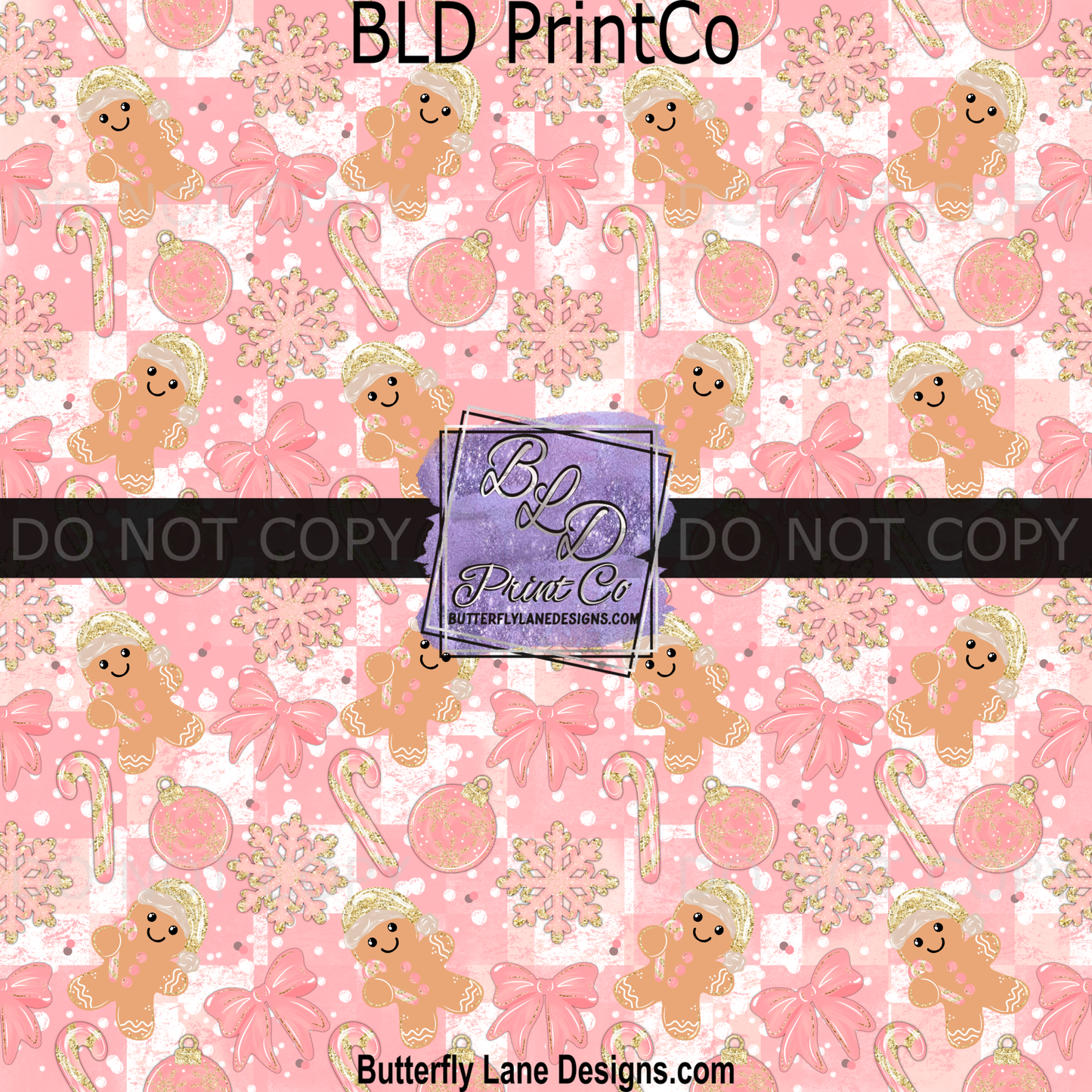 Pink Christmas Gingerbread  & elements BPV 2256