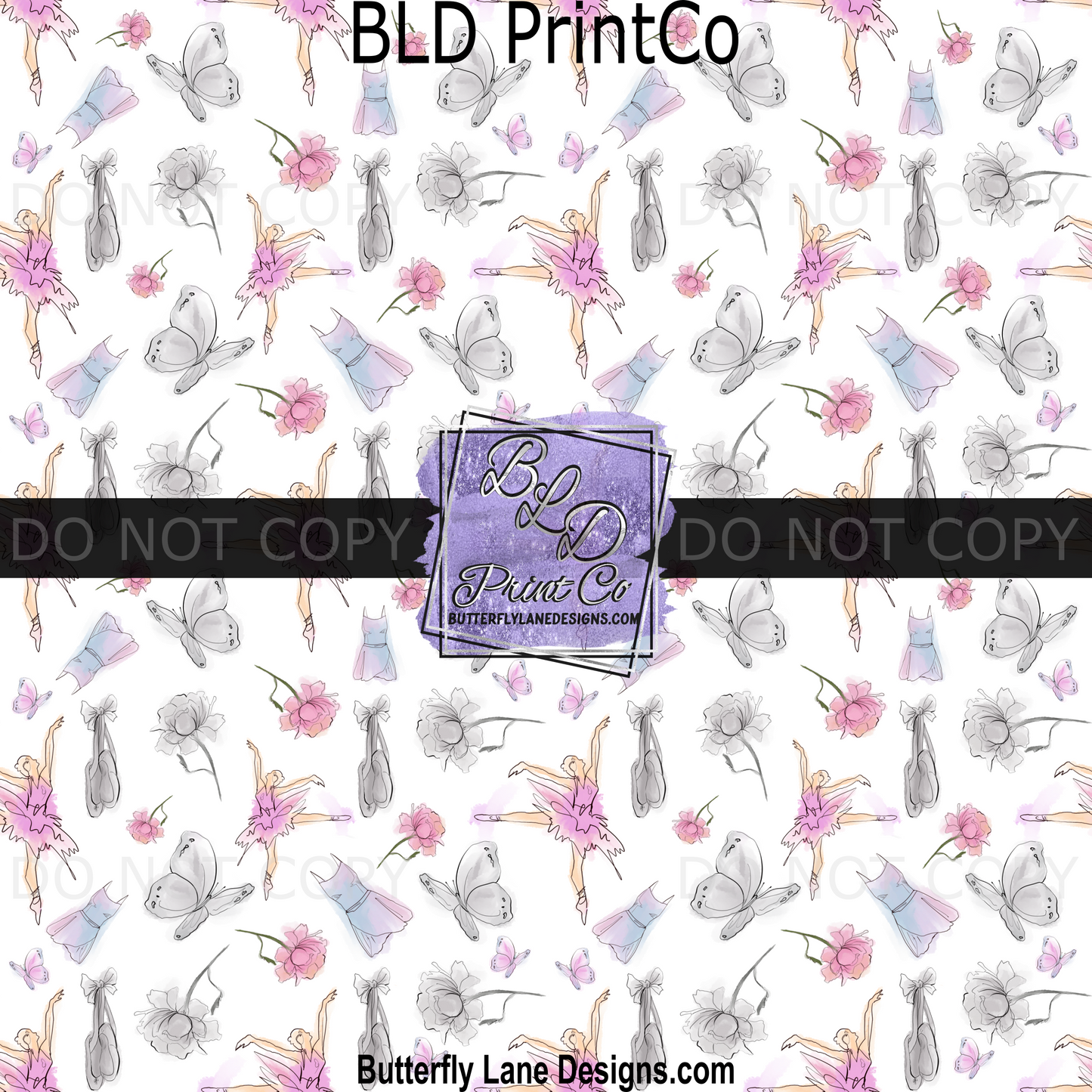 Ballet & Butterflies Pink_Grey tones-PV 1972