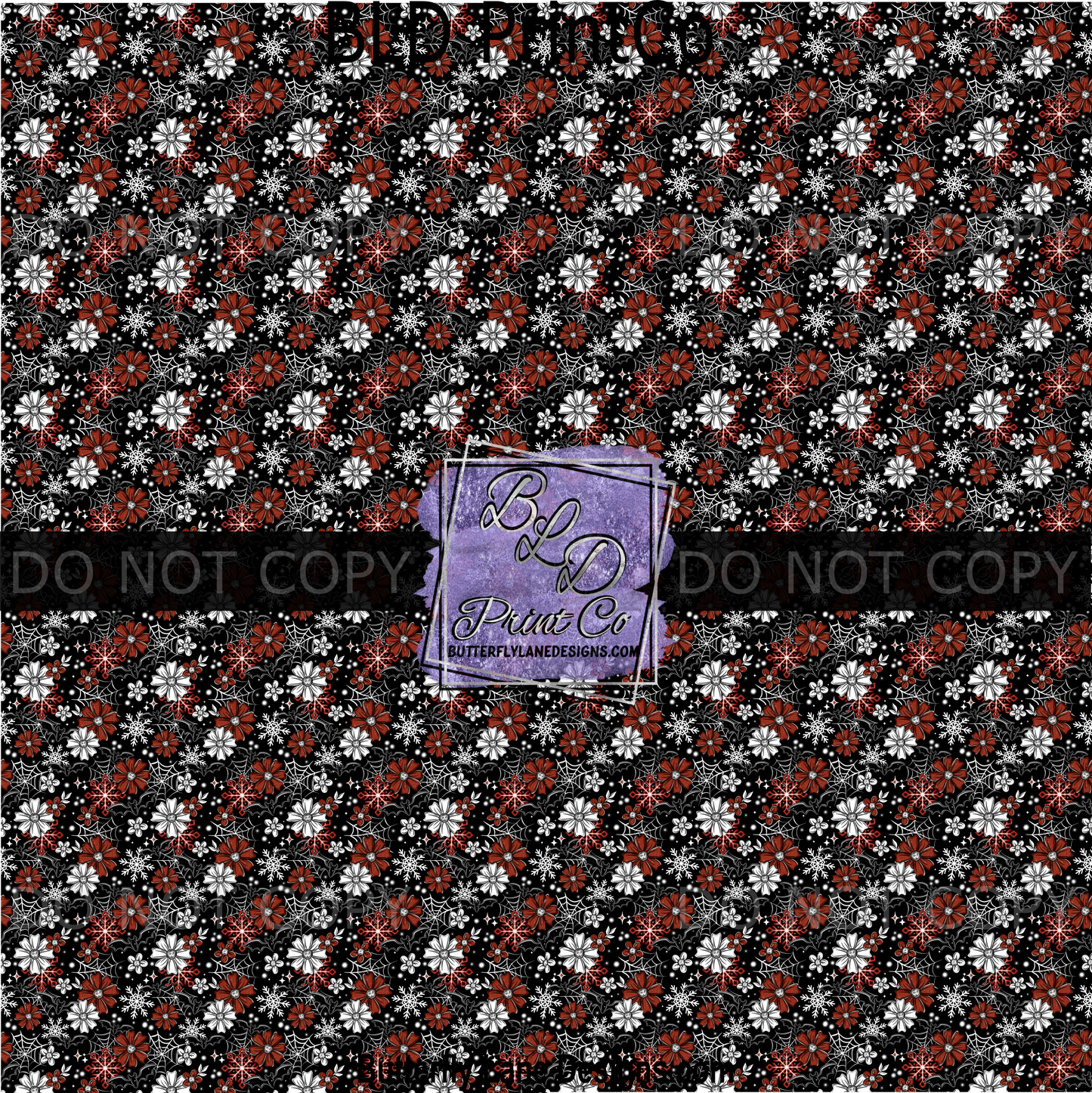 Bat_Christmas_Florals PV 1522