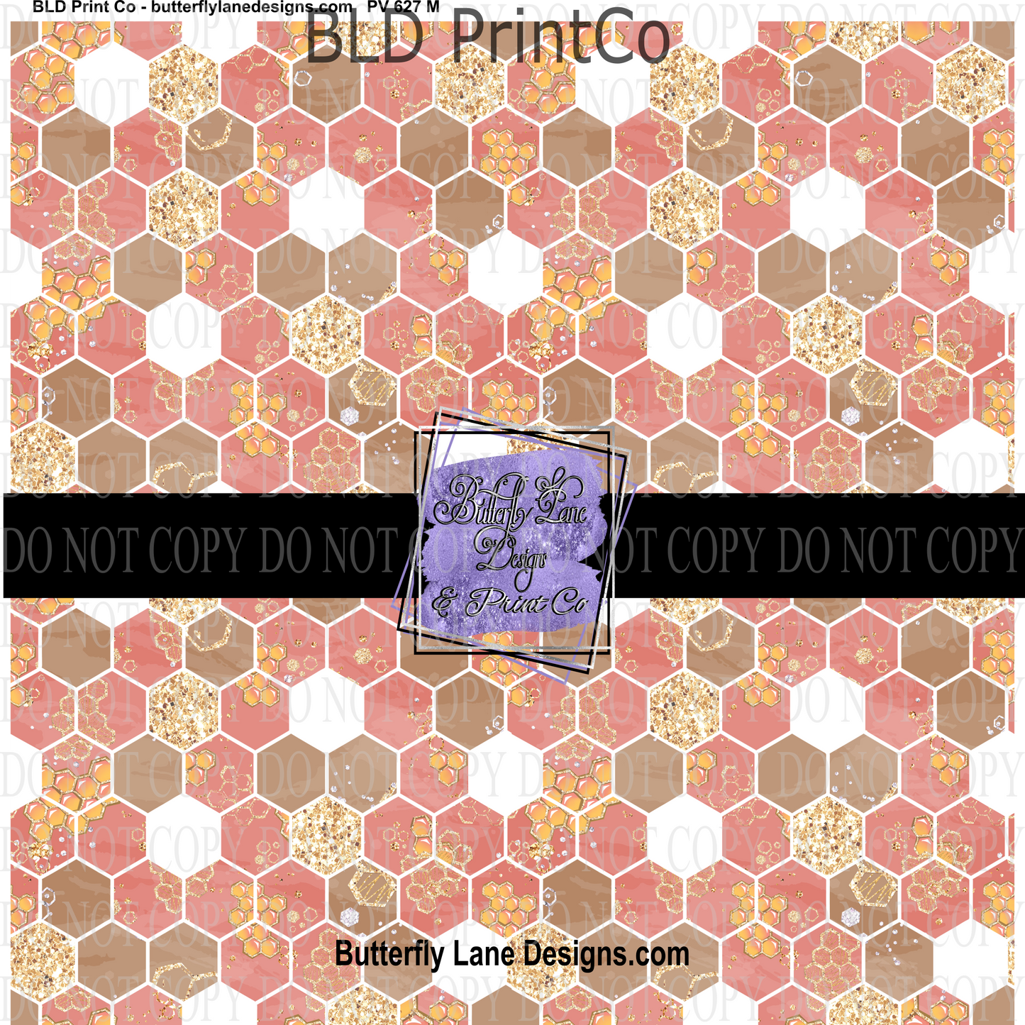 Bee  Sweet 2  PV627 -  Patterned Vinyl