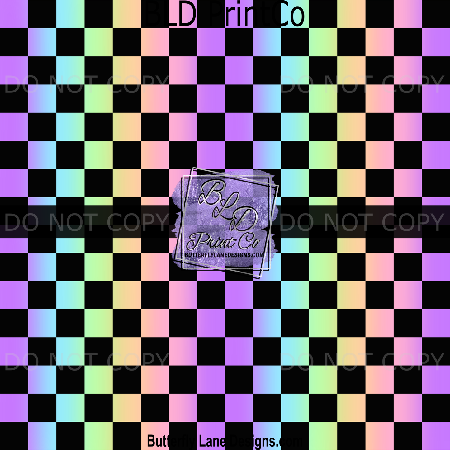 Black Checkered ombre BPV-116
