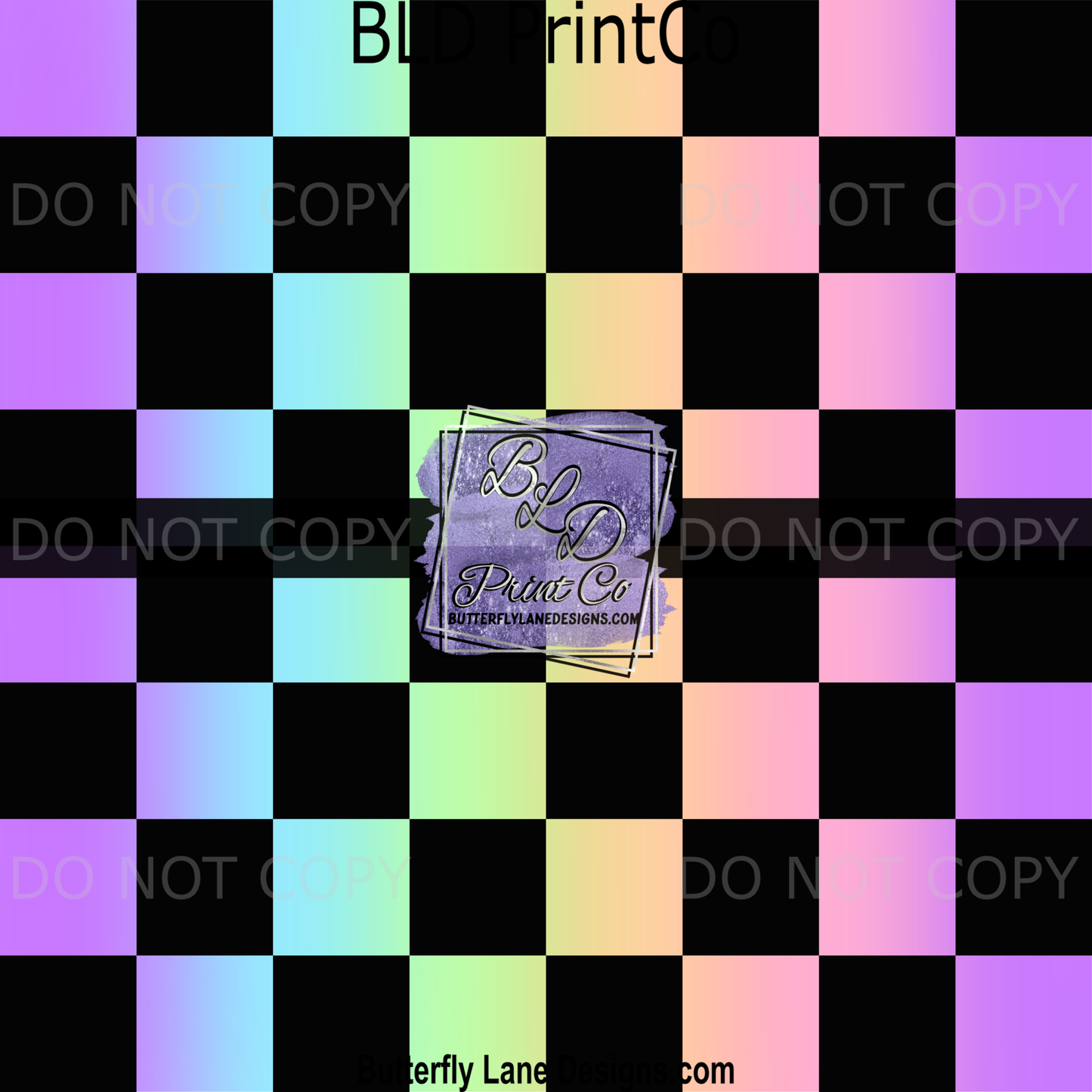 Black Checkered ombre BPV-116