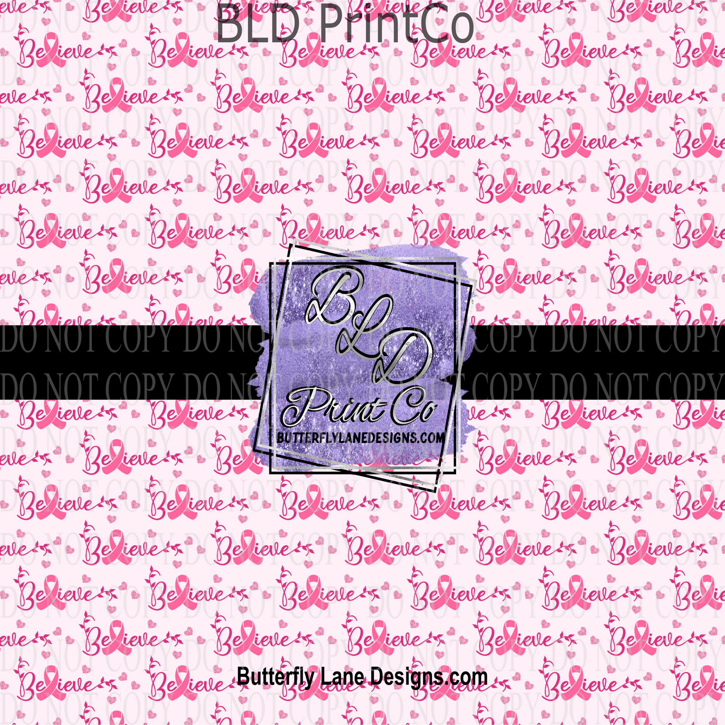 Breast Cancer- Pink Believe  PV 777    Patterned Vinyl