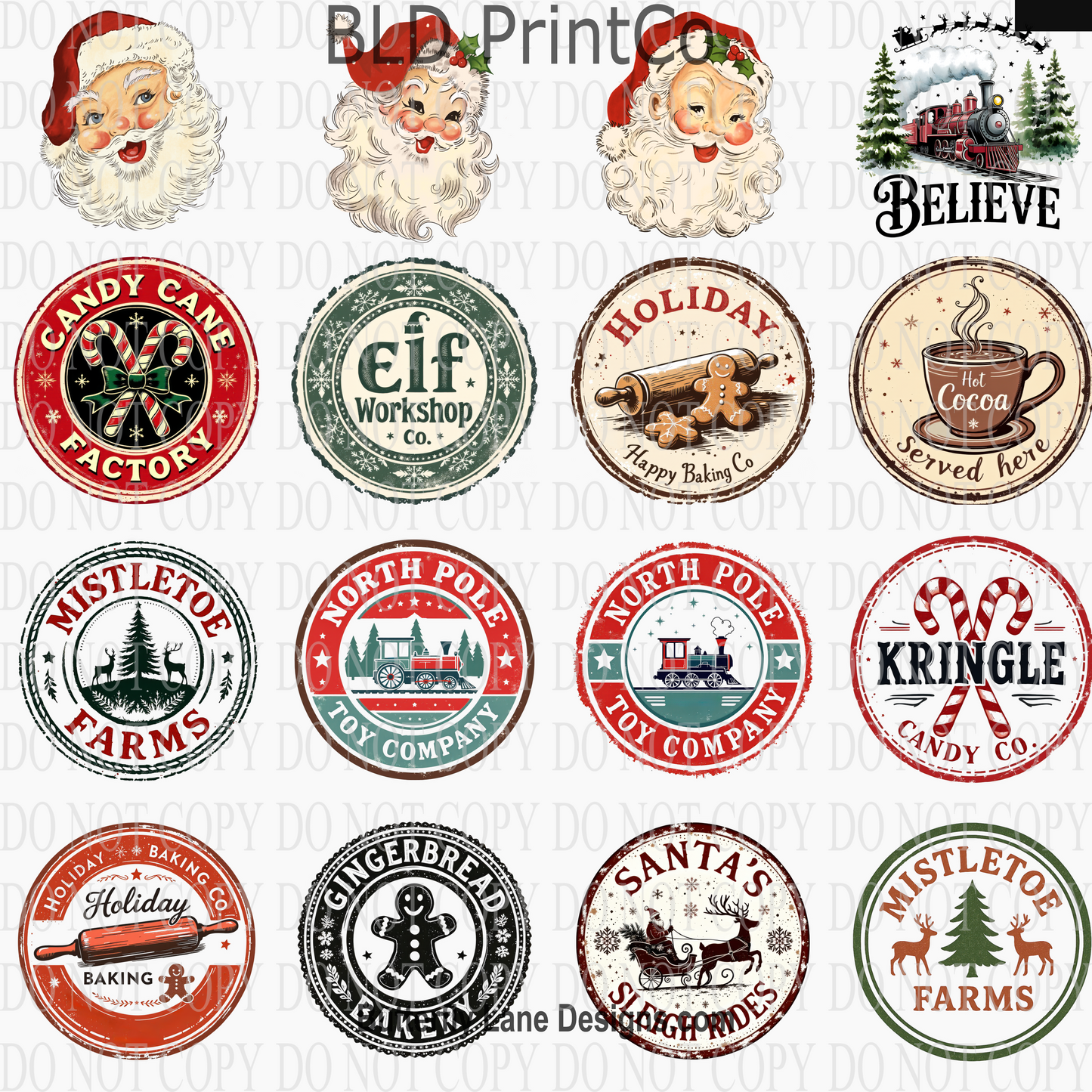 CAPS 58 Vintage Christmas