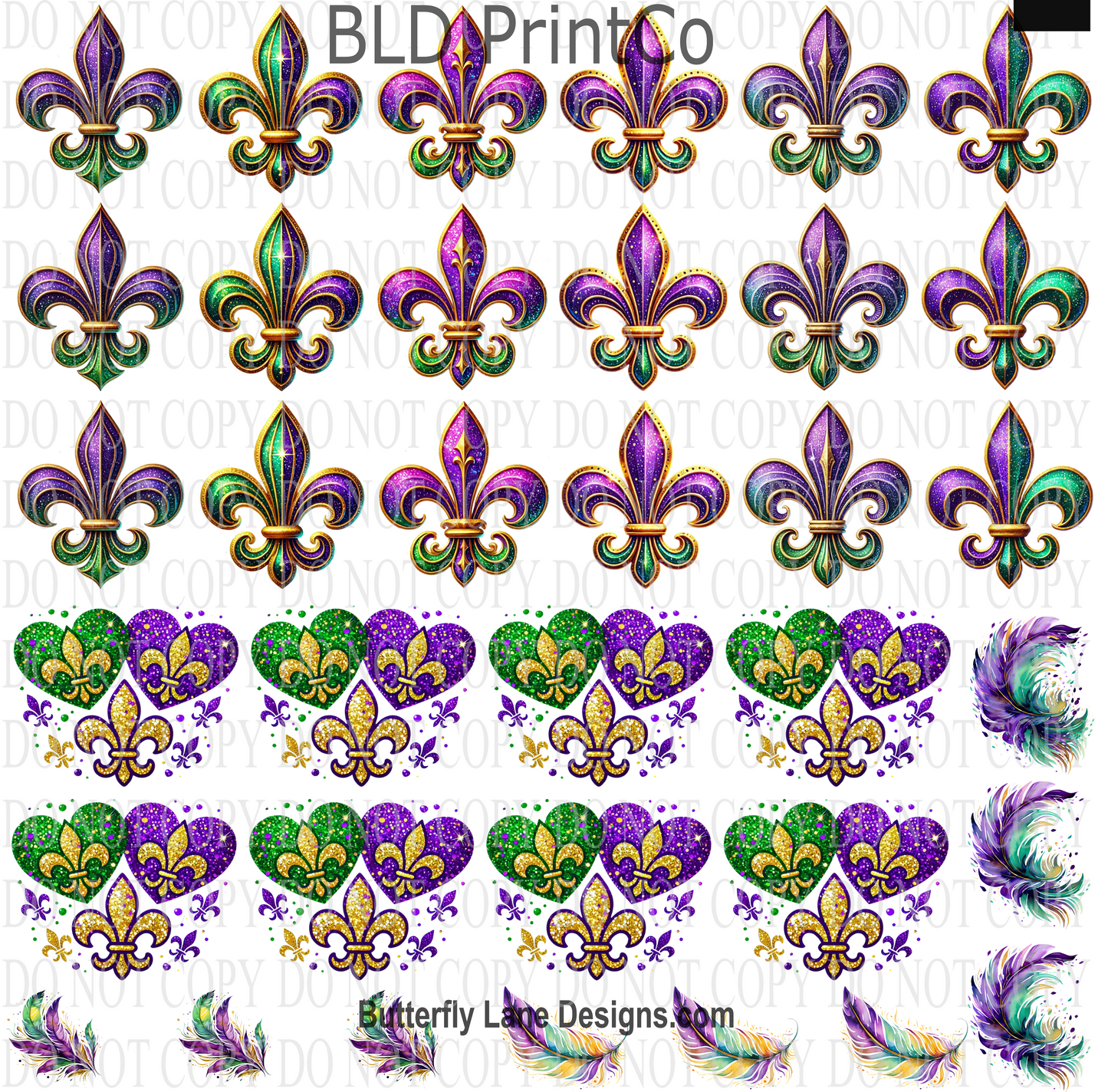 CAPS 64 Mardi Gras Elements