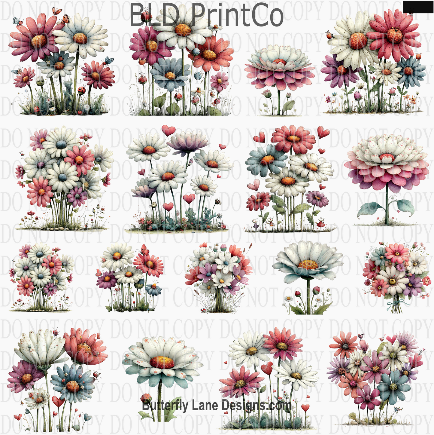 CAPS 66 Whimsical Spring Floral bouquets