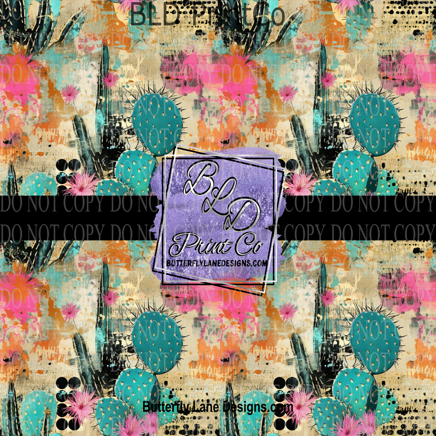 Cactus Watercolor PV 1171 ::  Patterned Vinyl