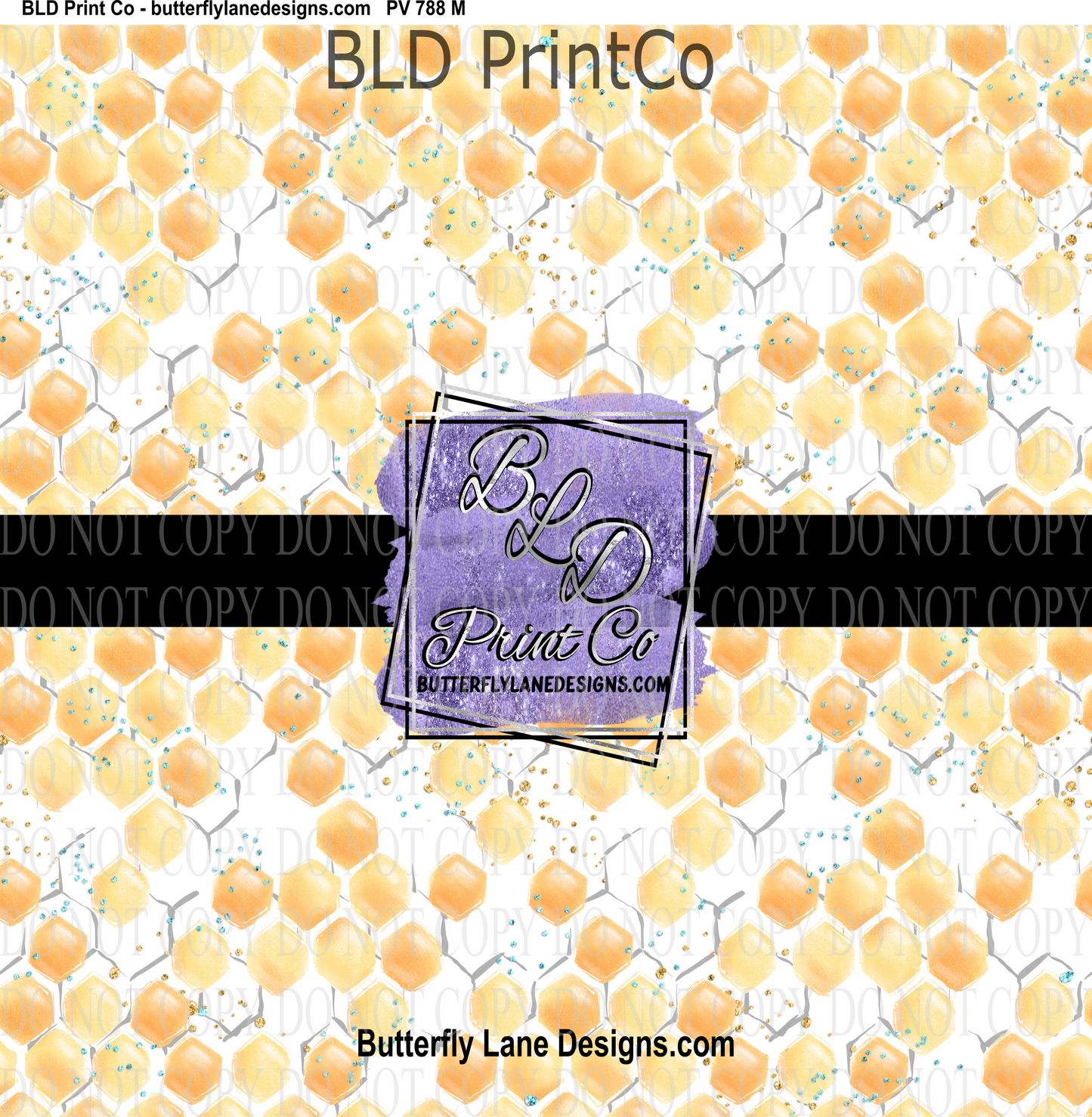 Cute Bees Hives - PV 788   Patterned Vinyl