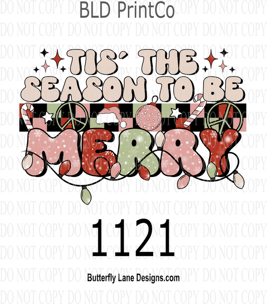 D 1121  Tis the season to be Merry