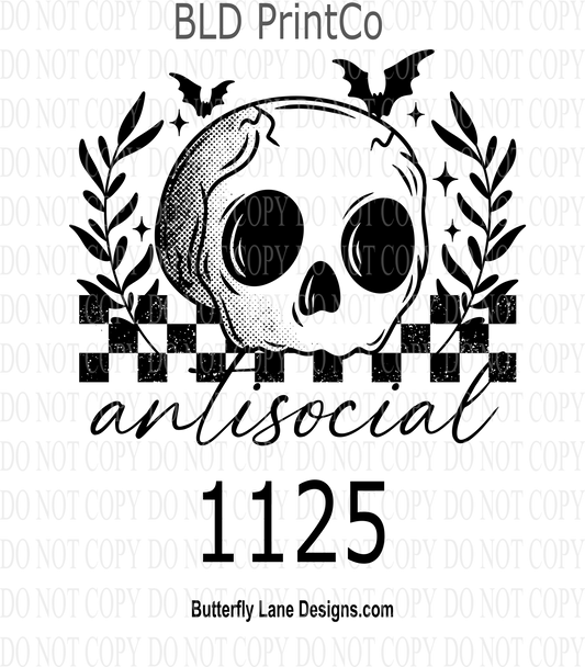 D1125 Anti_Social_Skellie - Single Color