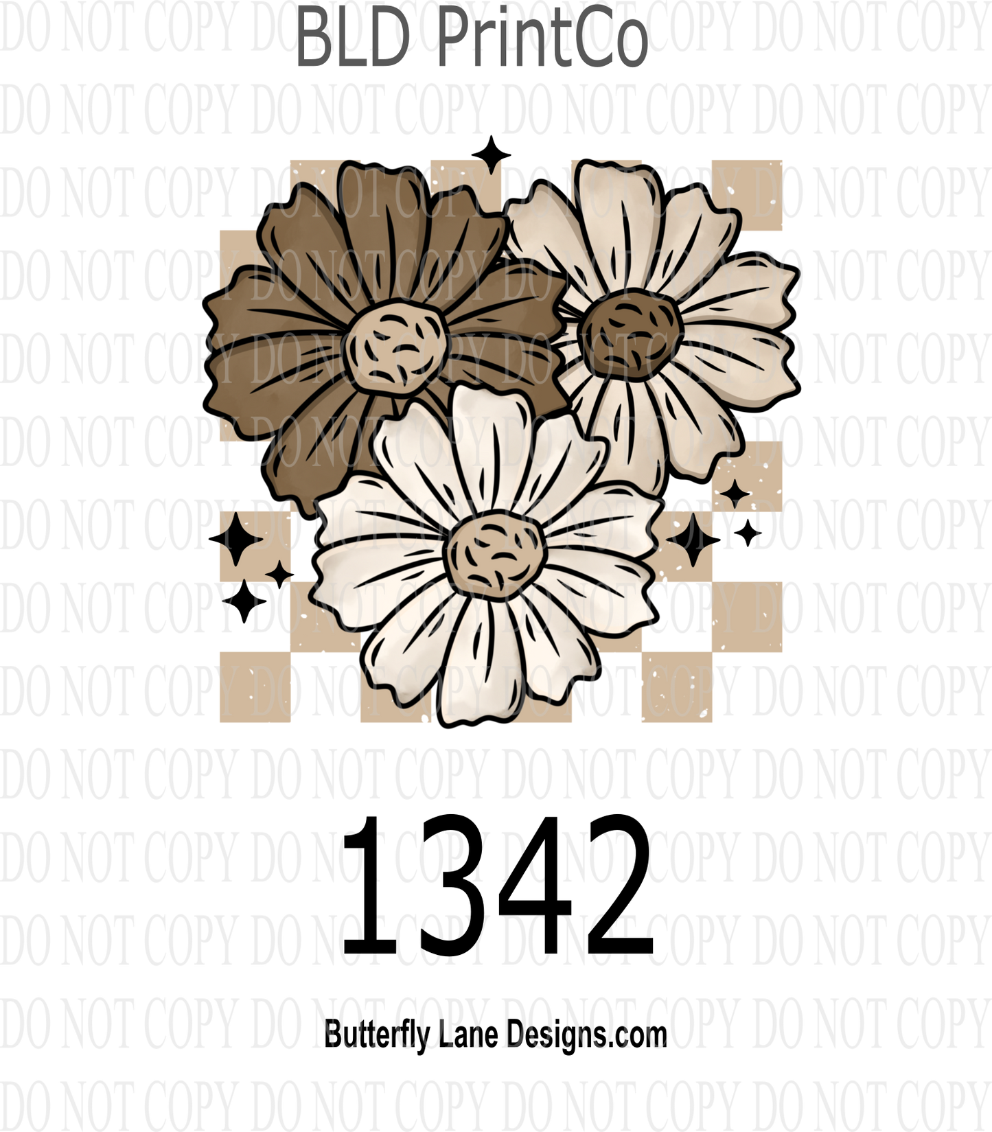 D1342 Florals - Mama