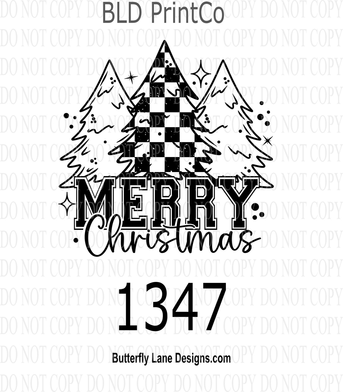 D1347 Merry_Christmas - Single color