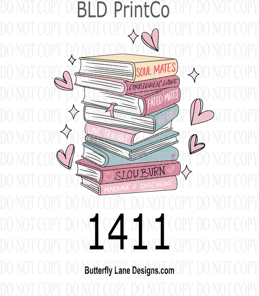 D1411 Bookish fun reading