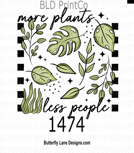 D1474 More plants less people