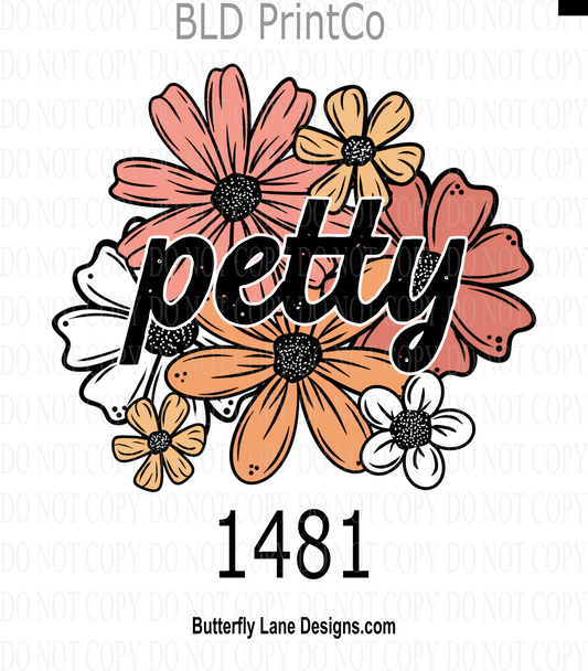 D1481 Petty- Florals