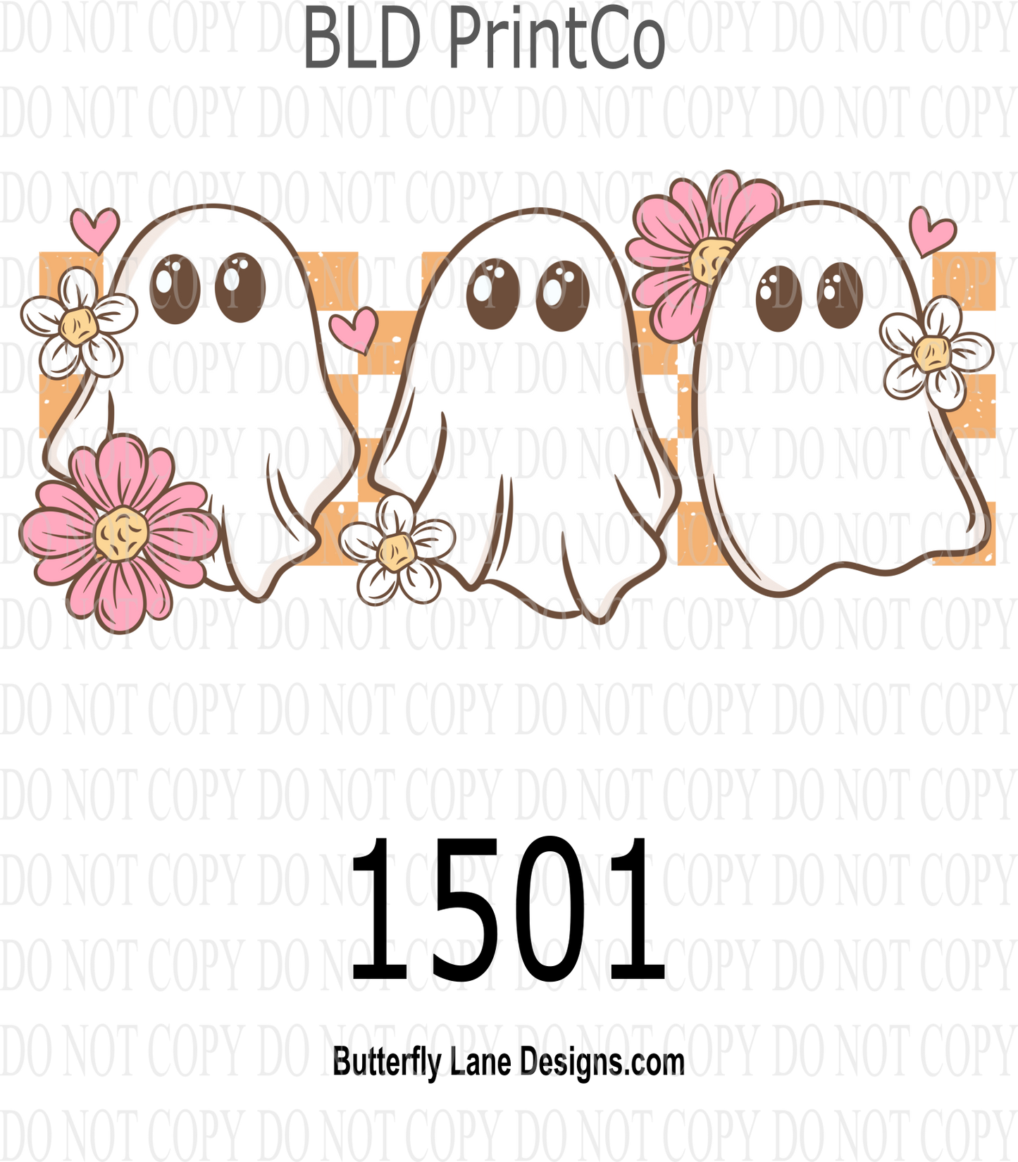 D1501 Spring Floral Ghosts