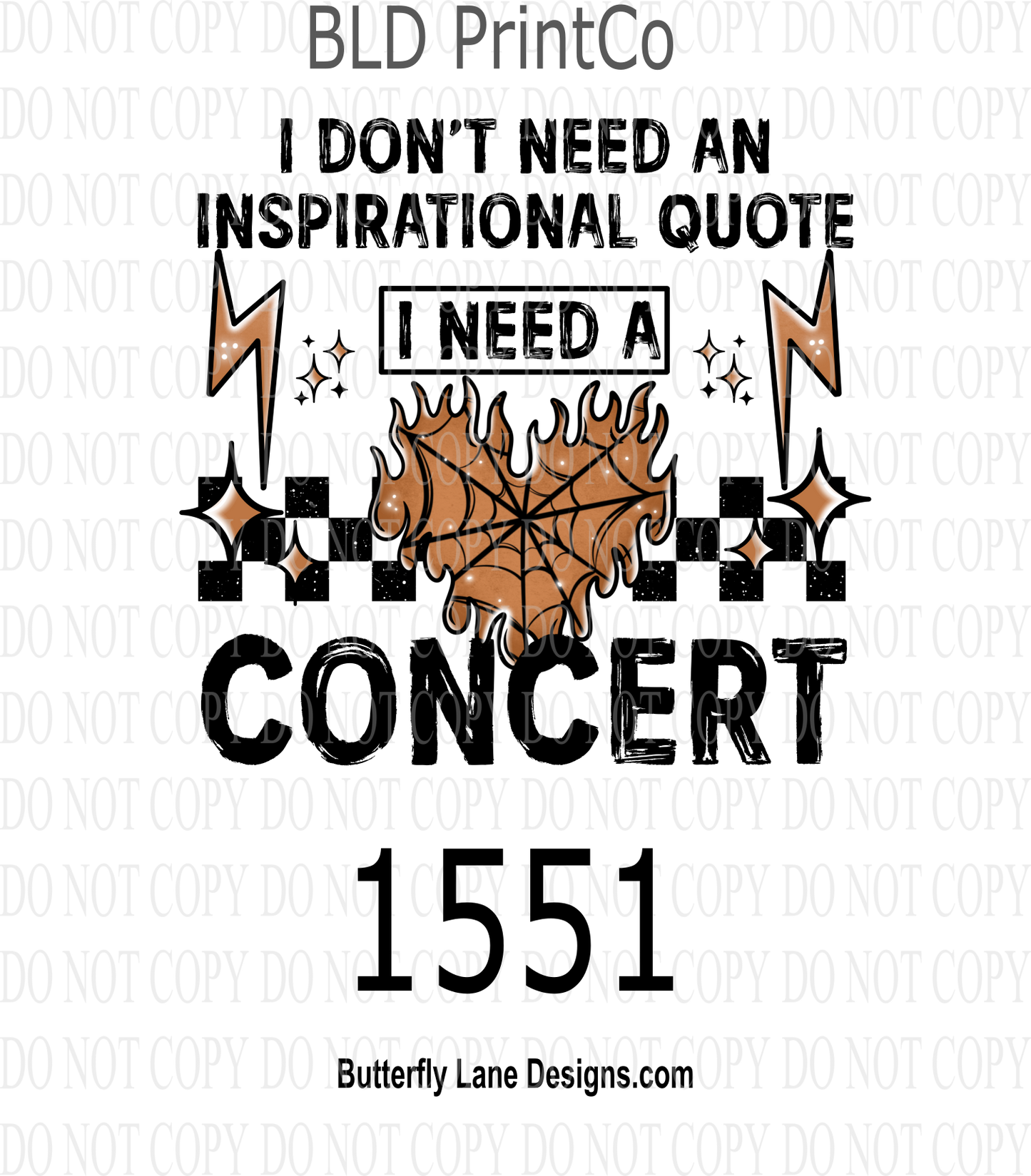 D1551 I_Need_A_Concert_Orange_And_Black