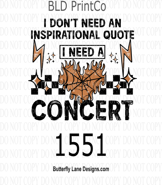 D1551 I_Need_A_Concert_Orange_And_Black