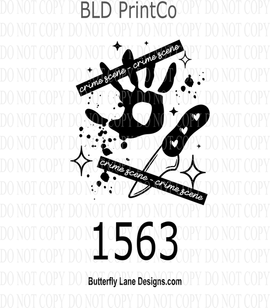 D1563 Don't test me: I watch a lot of true crime; They'll Never Find Your Body_ Coordinate