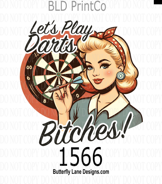 D1566 Let's play darts bitches