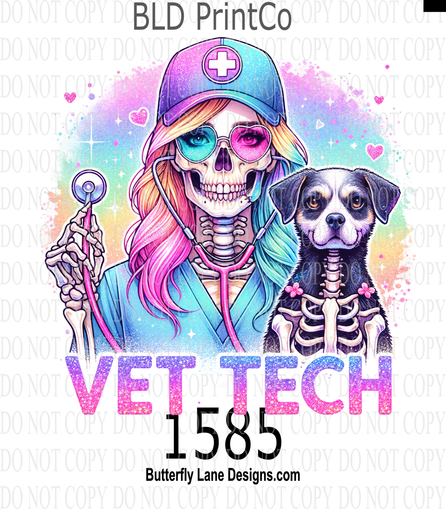 D1585 Vet Tech Skellies