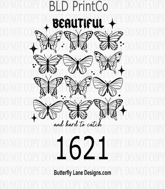 D1621 Beautiful and hard to catch - Black