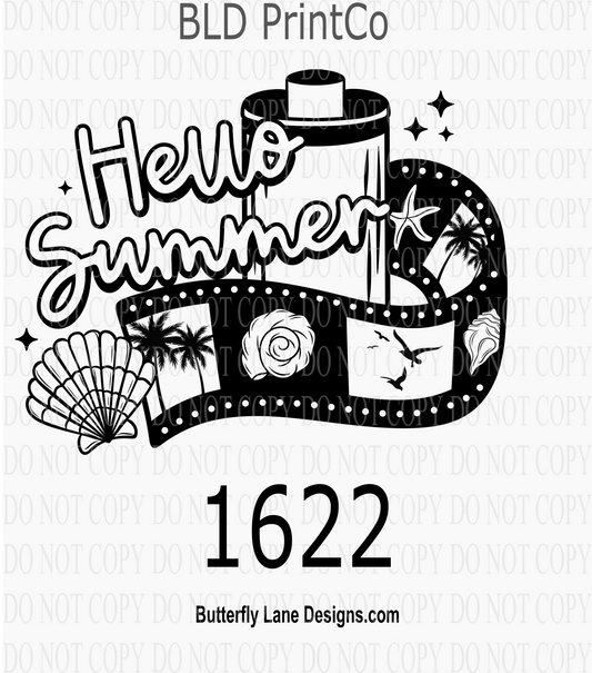 D1622 Hello_Summer_Film - Black