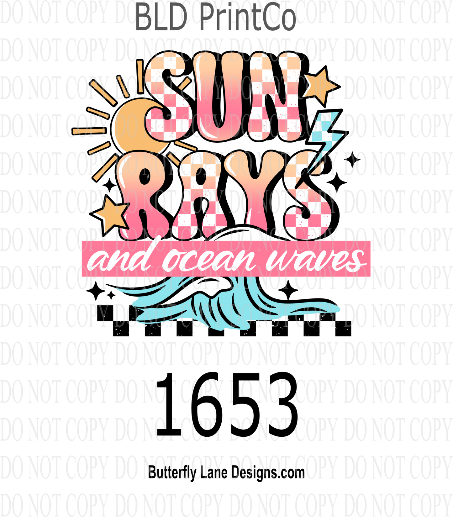 D1653 Sun_Rays_Ocean_Waves