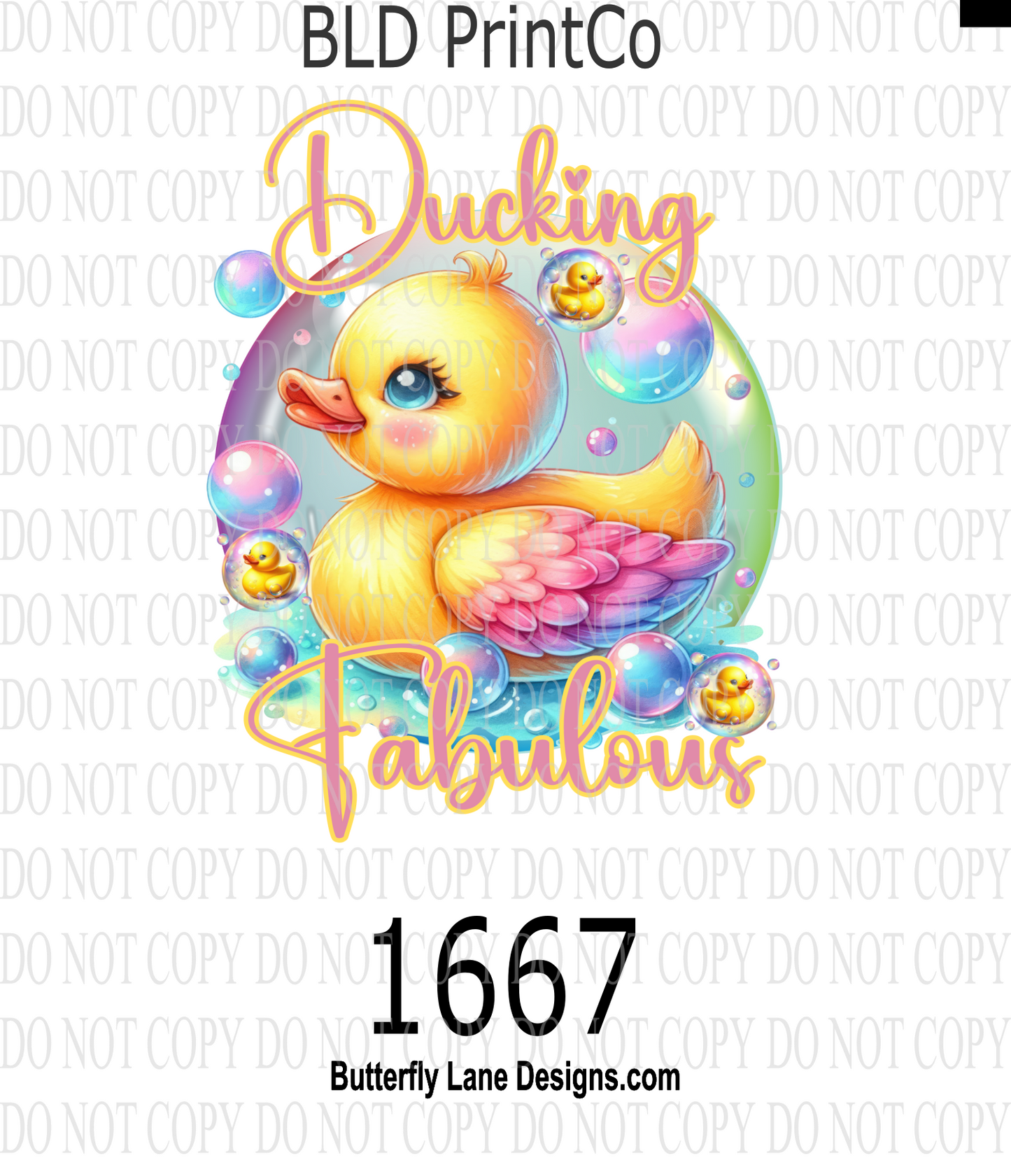 D1667 Ducking Fabulous