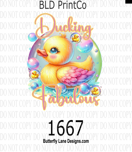 D1667 Ducking Fabulous