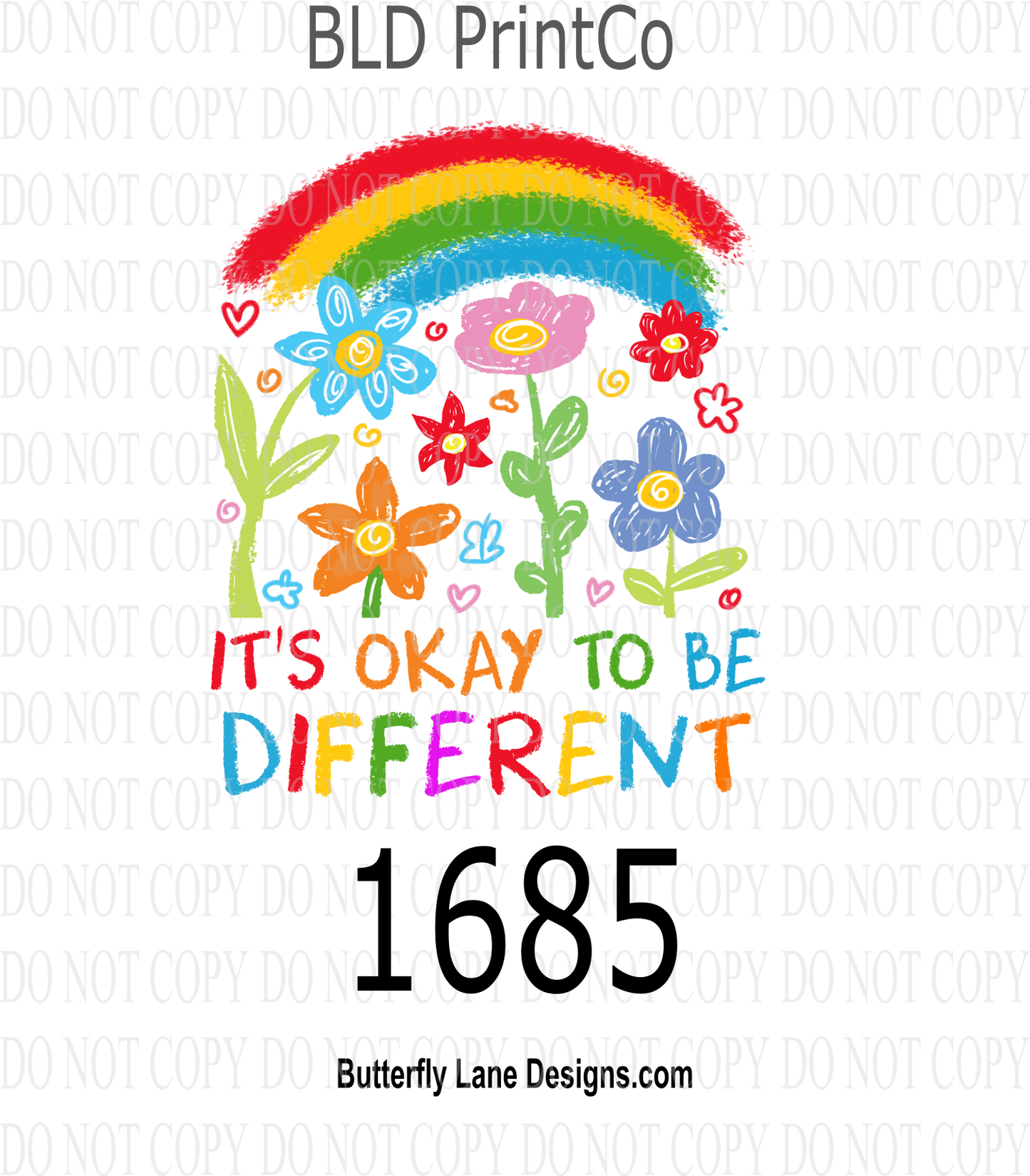 D1685 It's Ok to be Different