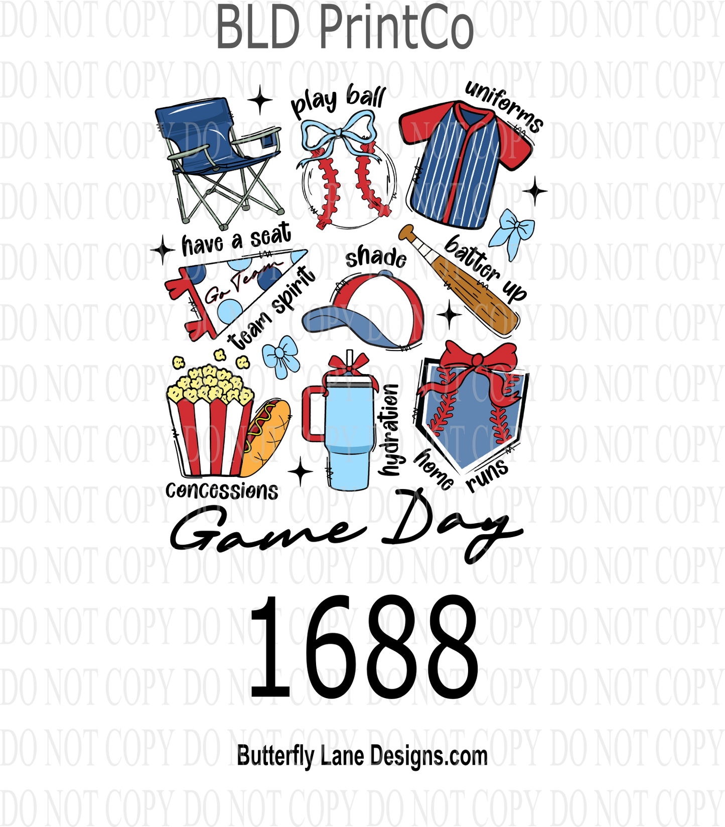 D1688  Baseball Collage
