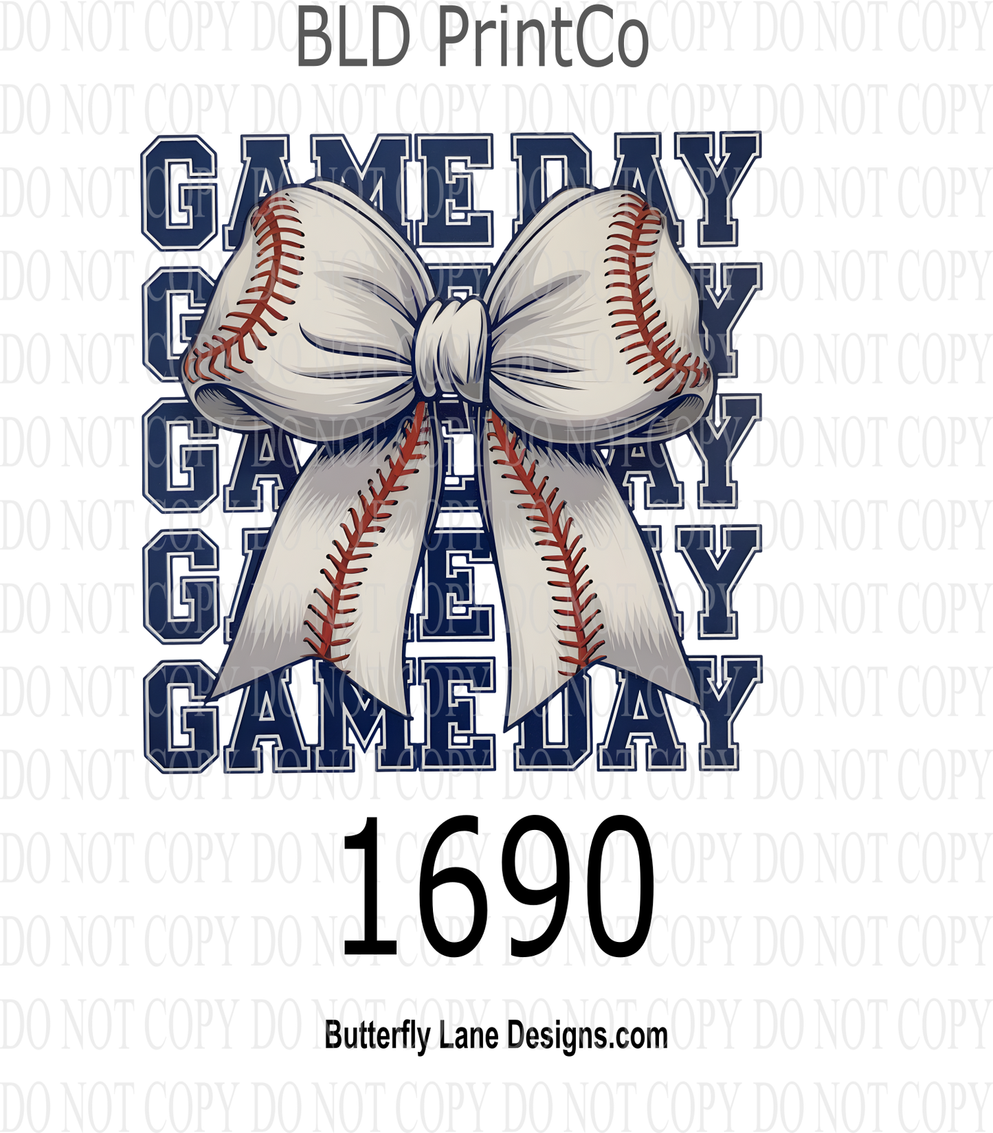 D1690 Game Day Coquette Bow