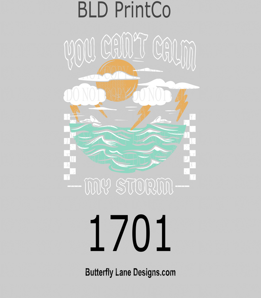 D1701 You can't calm my storm