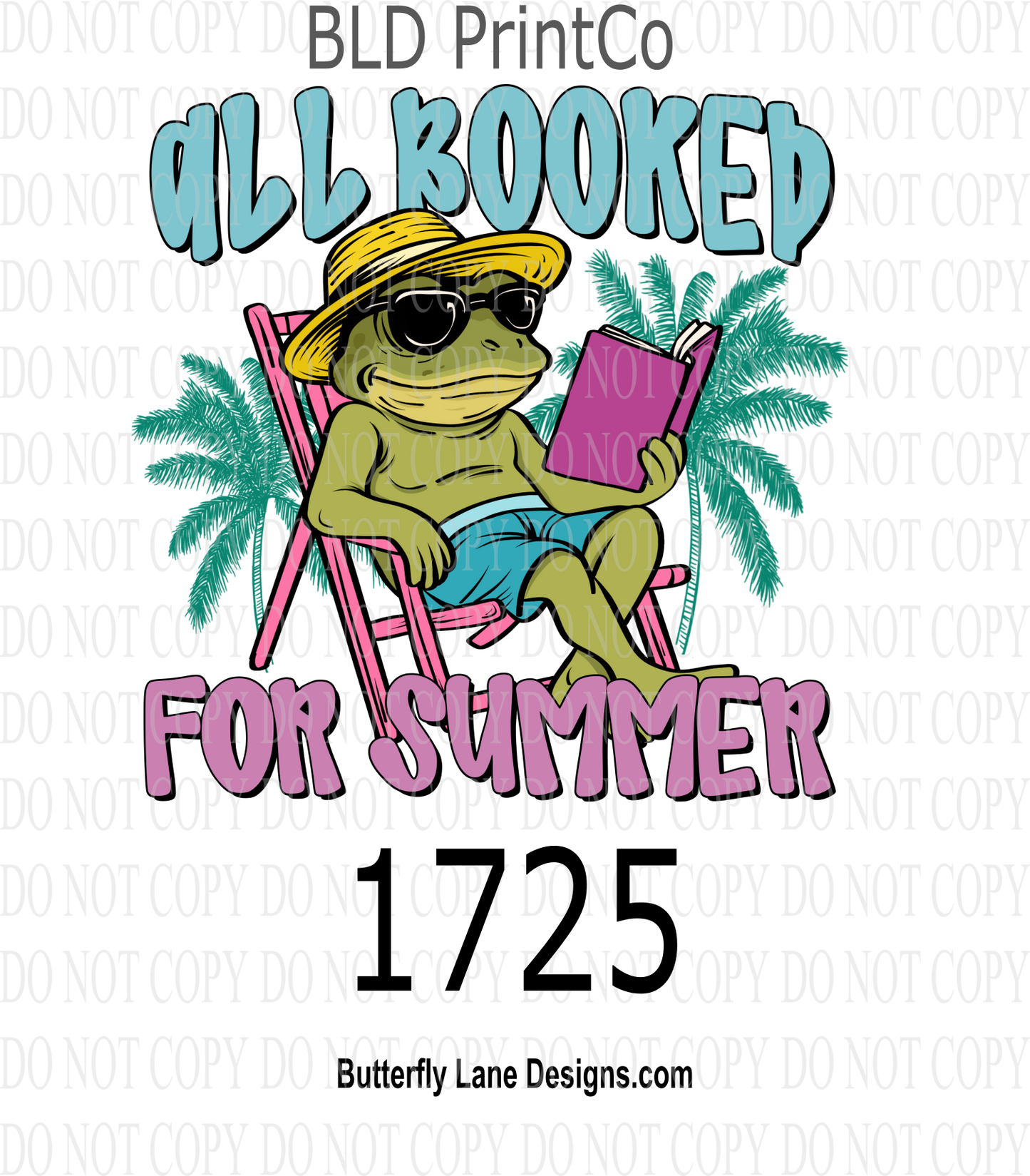 D1725 All Booked For Summer