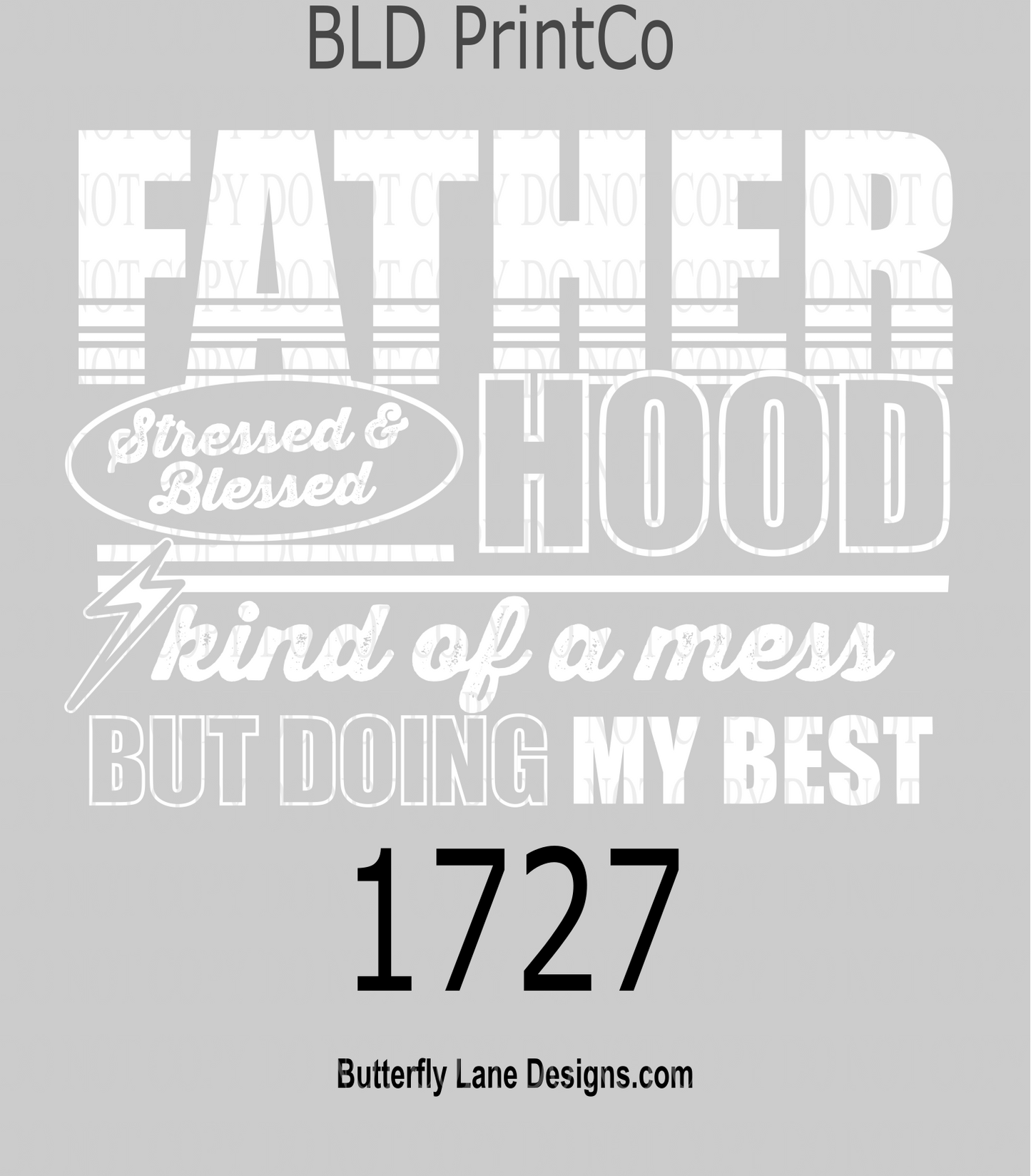 D1727 Fatherhood-stressed & Blessed