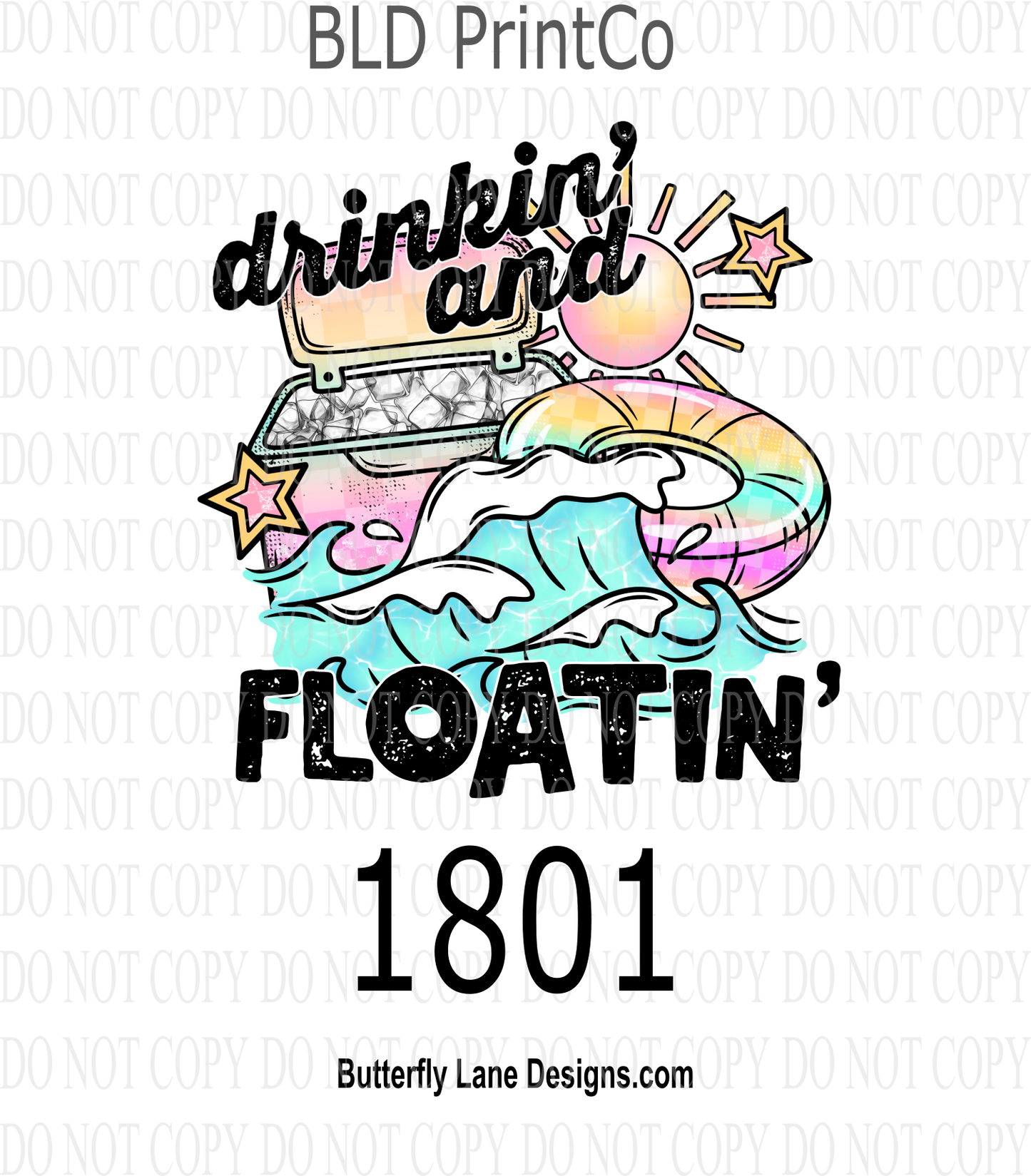 D1801 Drinkin & Floatin