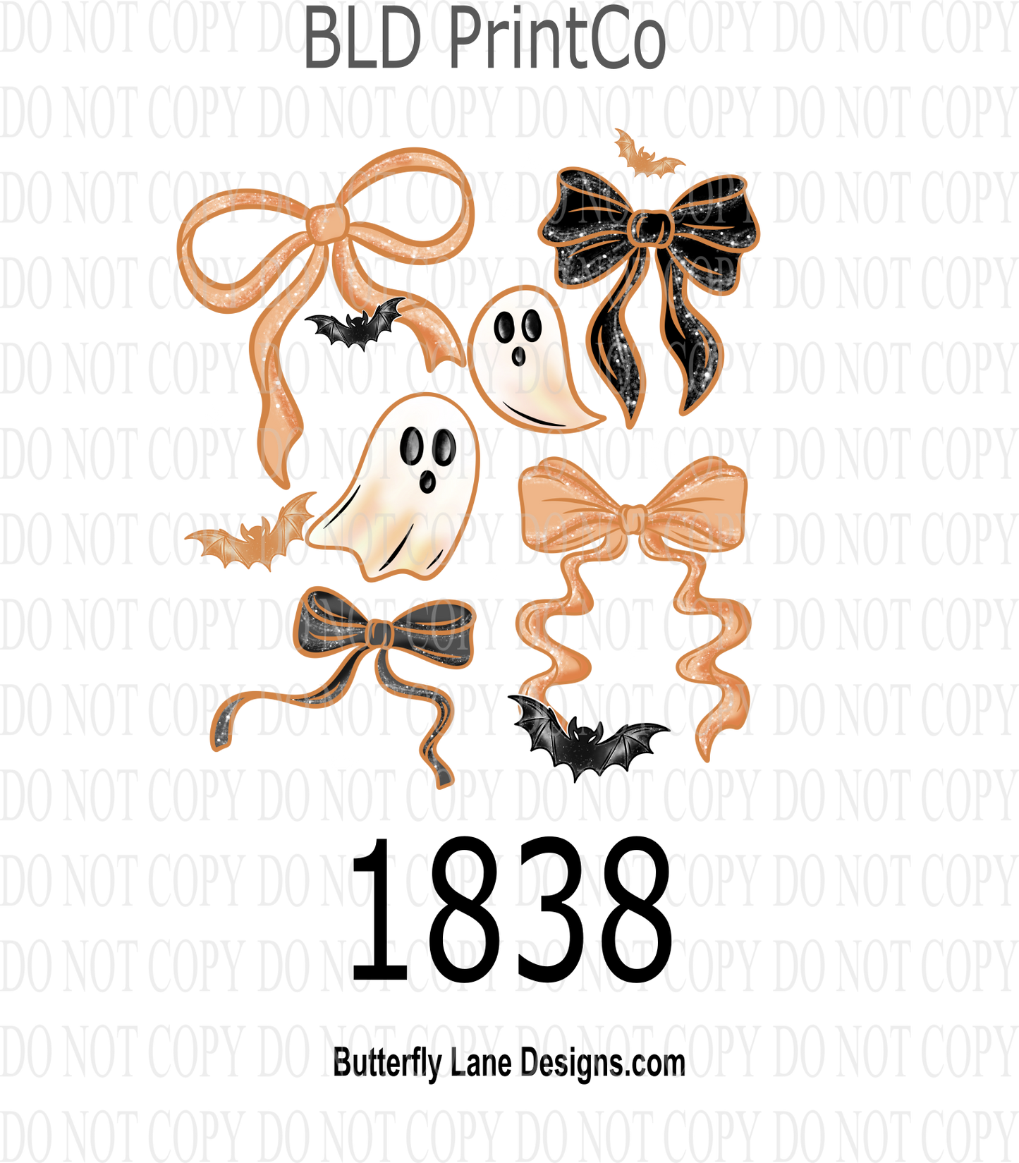 D1838 Orange_Bows_And_Ghosties