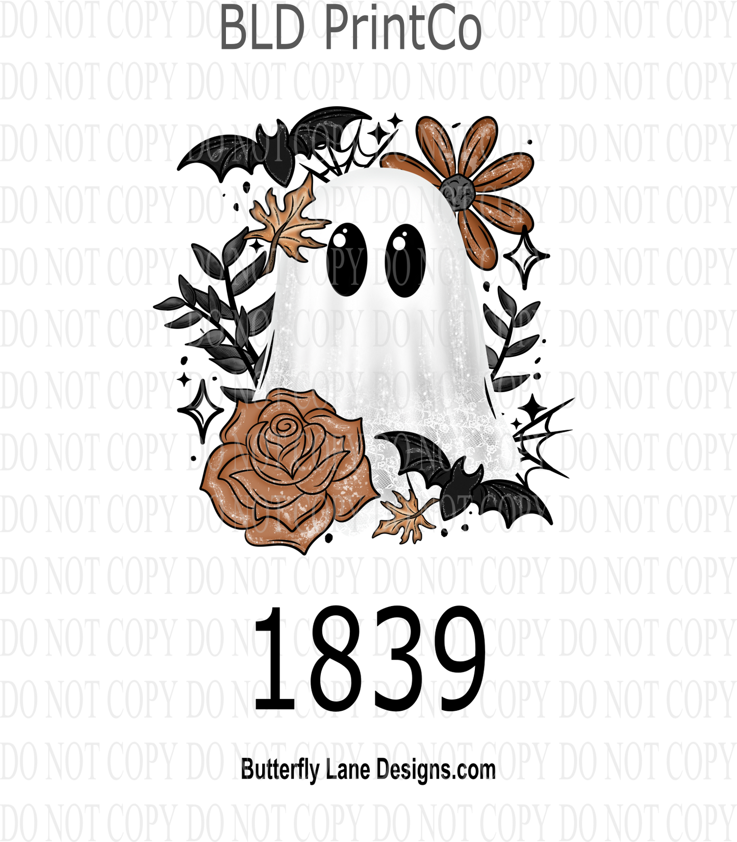 D1839 Orange_Floral_Ghost