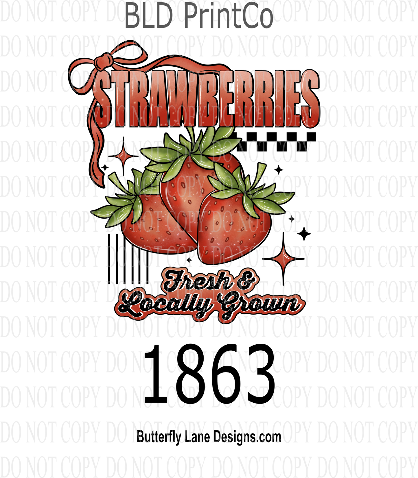 D1863 Strawberries - Fresh & Locally grown