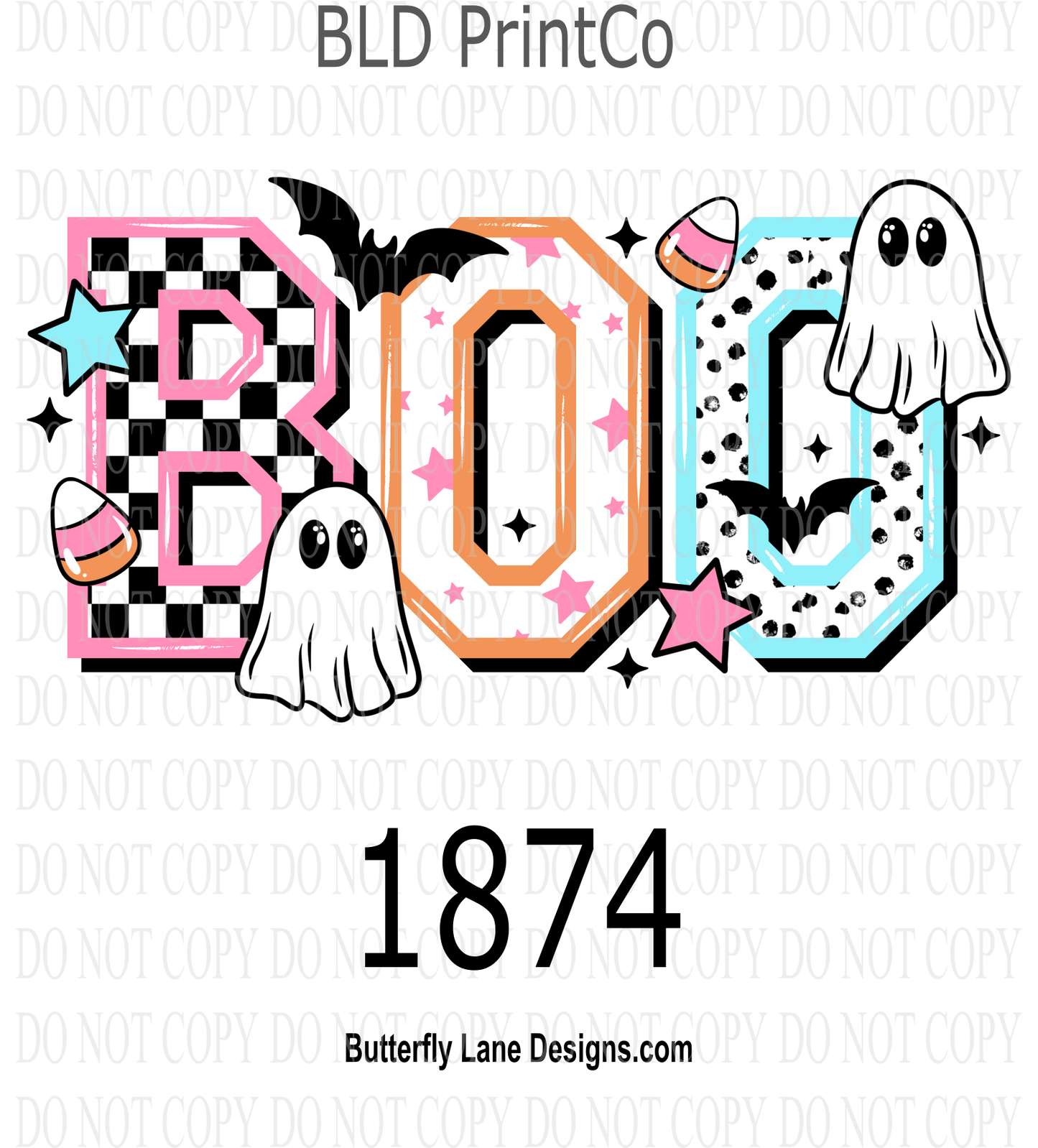 D1874 Varsity boo -halloween