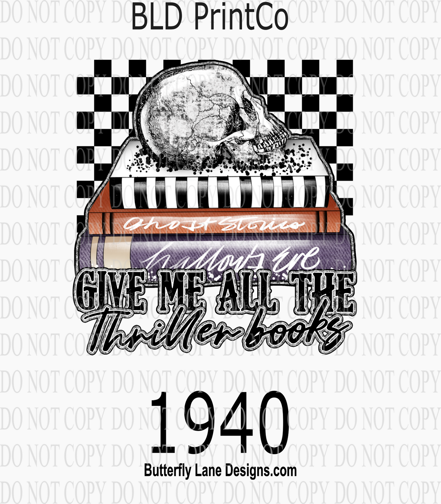 D1940 Give me all the thriller books
