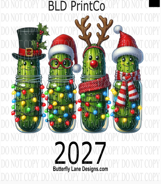 D2027 Christmas _Holiday Pickles